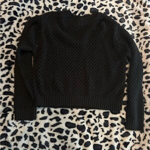 Black Knit Women's Sweater